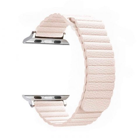 Ремешок для Apple Watch 42/44/45mm Magnetic Leather Loop-Stone
