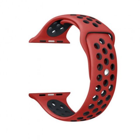 Ремешок для Apple Watch 38/40/41mm Nike Sport Band-Marsala/Black