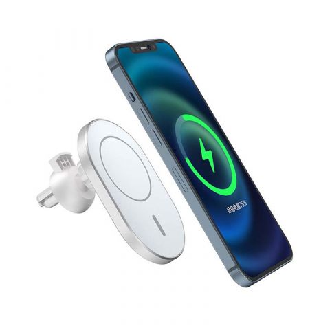Сенсорный автомобильный держатель с беспроводной зарядкой WiWU CH306 MagSafe 15W (в дефлектор)