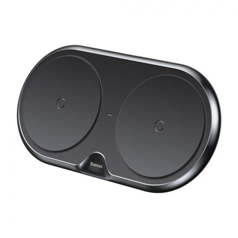 Безпровідна зарядка Baseus Dual Wireless Charger 10W Black
