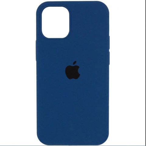 Силиконовый чехол для iPhone 16  Silicone Case Full-Blue Cobalt