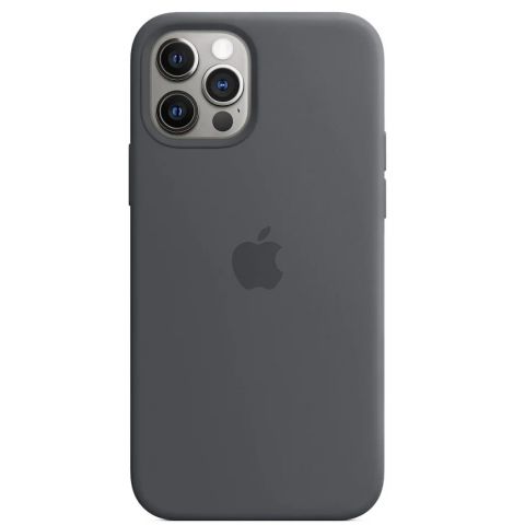 Силиконовый чехол для iPhone 16  Silicone Case Full-Charcoal Grey