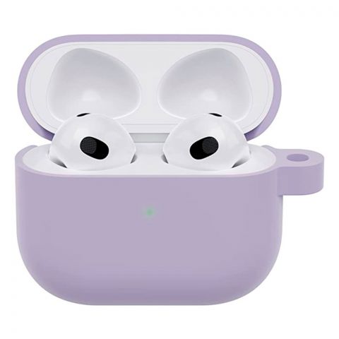 Чехол AirPods 3 Silicone Case Microfiber-Lavender