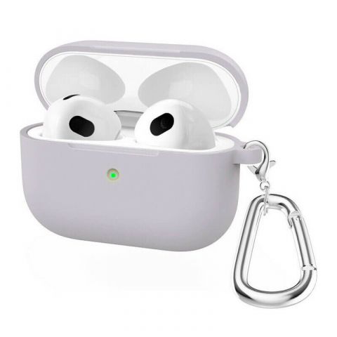 Чехол AirPods 3 Silicone Case Microfiber-Lilac