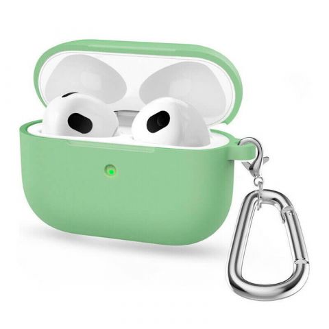 Чехол AirPods 3 Silicone Case Microfiber-Mint