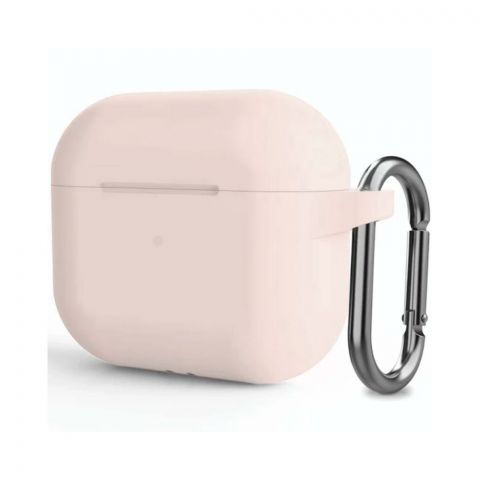 Чехол AirPods 3 Silicone Case Microfiber-Pink Sand