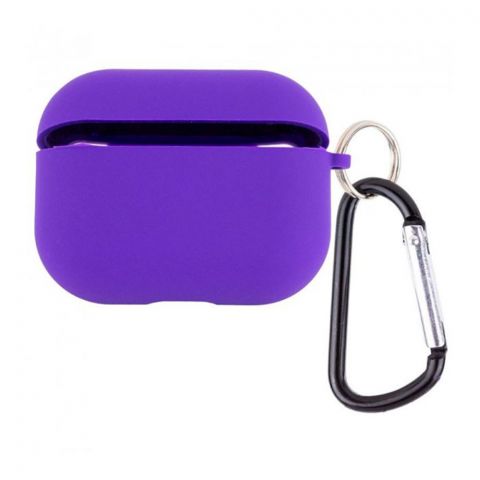 Чехол AirPods 3 Silicone Case Microfiber-Violet