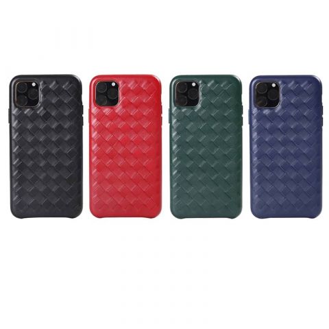 Кожаный чехол для iPhone 11 Pro Max Sheep Leather Case Weaving