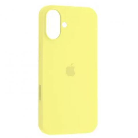 Силиконовый чехол для iPhone 16  Silicone Case Full-Mellow Yellow