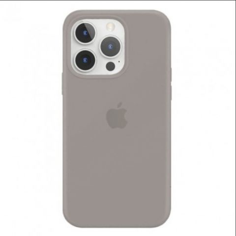 Силиконовый чехол для iPhone 16  Silicone Case Full-Pebble