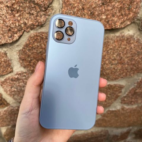 Стеклянный матовый чехол для iPhone 11 Pro Glass Case (3)