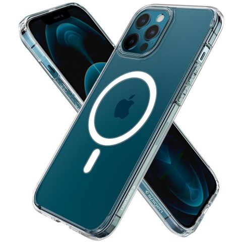 Противоударный MagSafe чехол для iPhone 11 (квадратные борты) Spigen ULTRA HYBRID