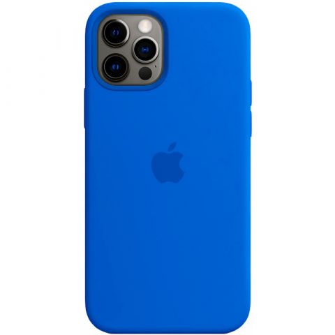 Силиконовый чехол для iPhone 13 Silicone Case Full-Royal Blue