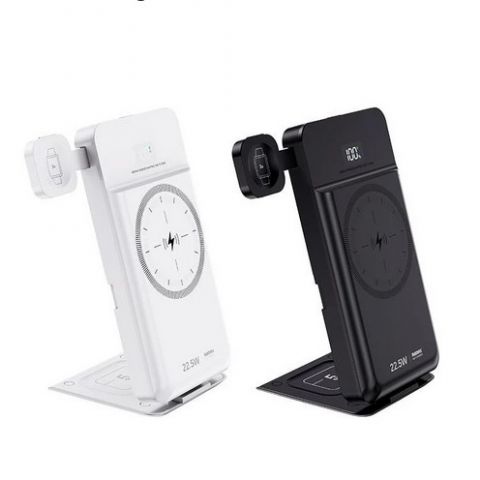 Павербанк - Remax Wireless Charger 5in1 RPP-D3 10000 mAh 15W