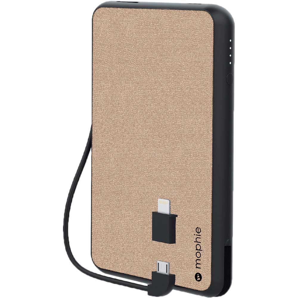 Лучший внешний аккумулятор Mophie Powerstation Plus XL 12000mAh с кабелем Lightning фото