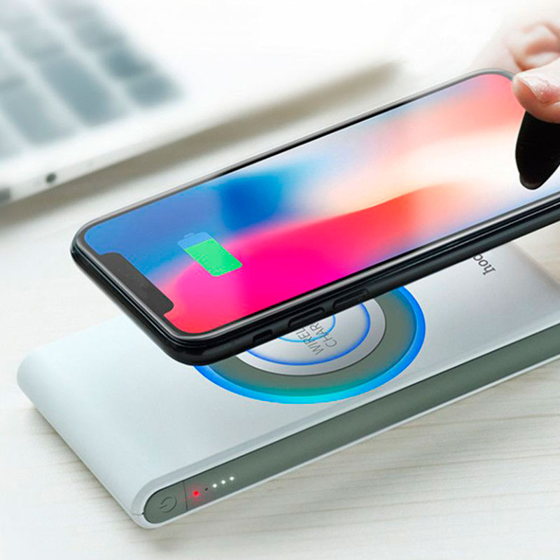 Лучший повербанк Hoco B32 8000mAh с беспроводной зарядкой фото