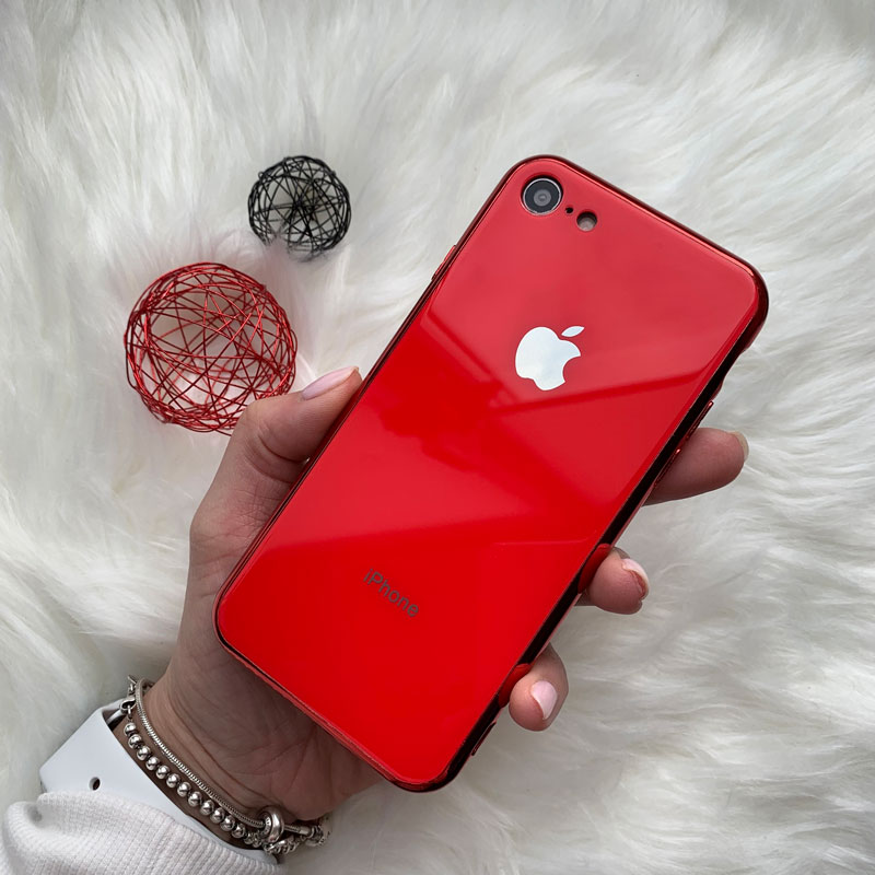 Чехол для iPhone 7/8 Glass Case Logo фото 1
