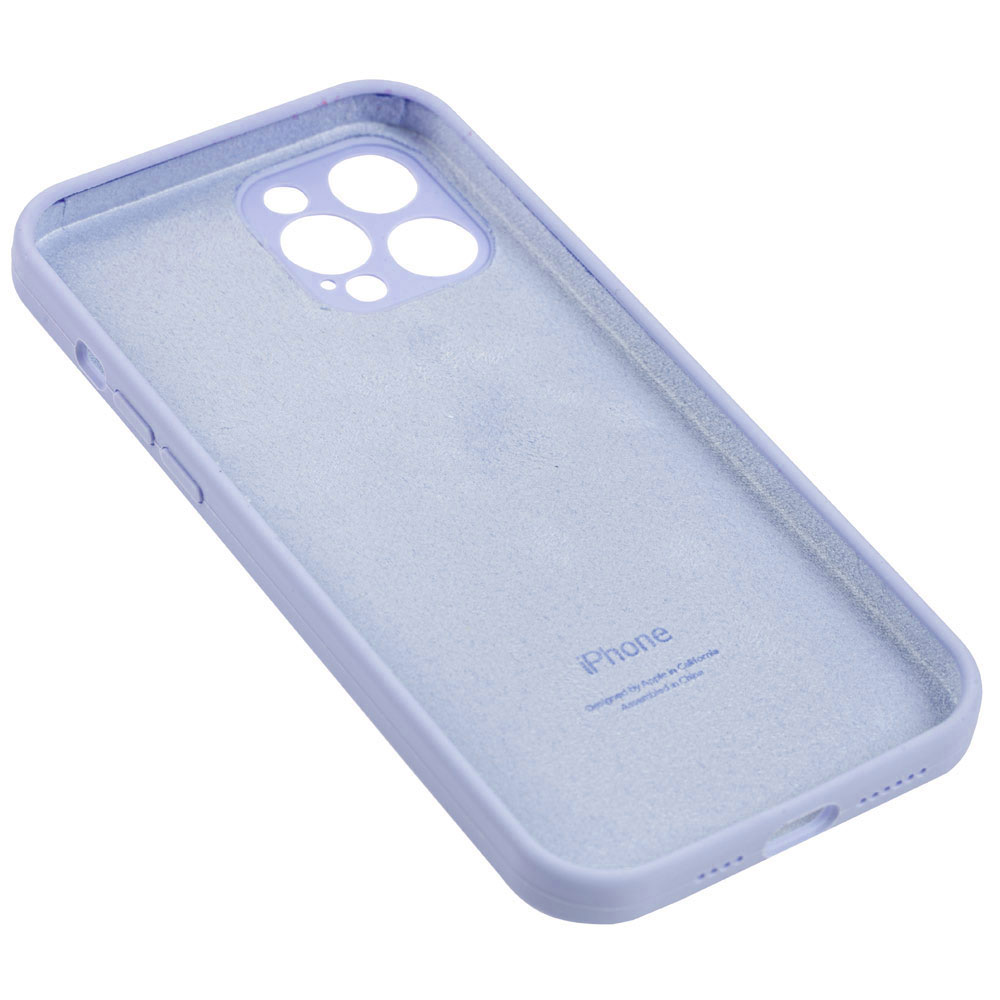 Силиконовый чехол для iPhone 12 Pro Max Silicone Case Full с защитой камеры фото 2