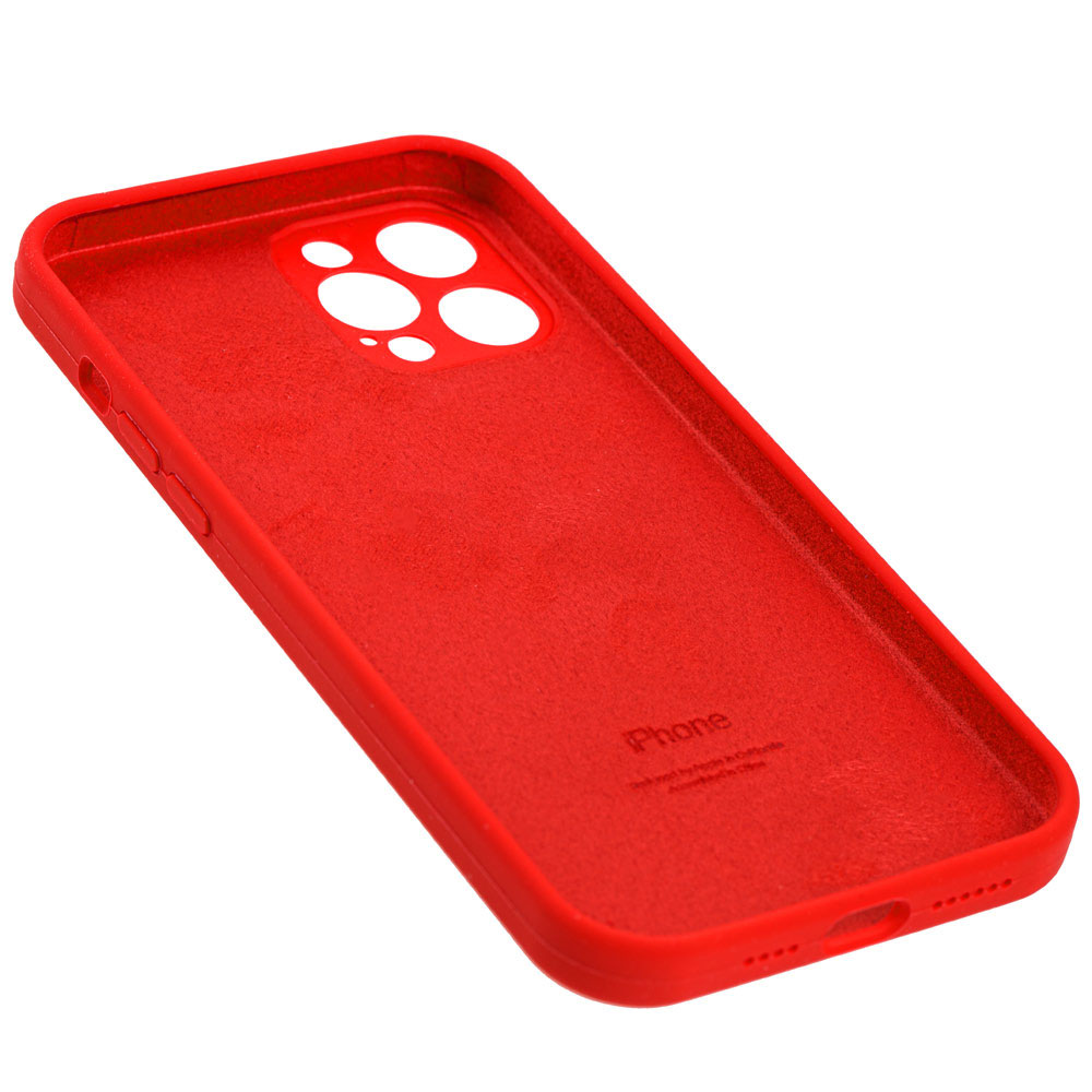 Силиконовый чехол для iPhone 12 Pro Max Silicone Case Full с защитой камеры фото 3