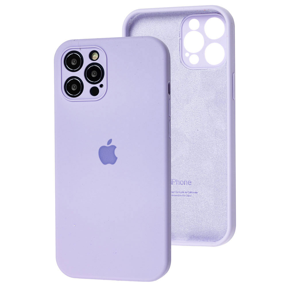 Силиконовый чехол для iPhone 12 / 12 Pro Silicone Case Full с защитой камеры фото 1