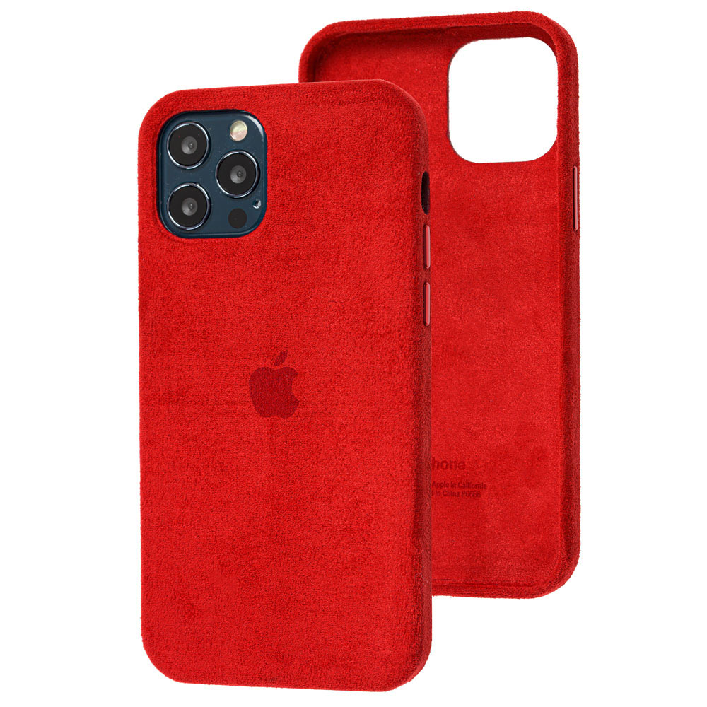 Замшевый чехол для iPhone 12 / 12 Pro Alcantara фото 1