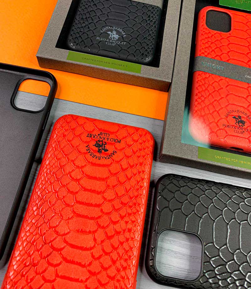 Кожаный чехол для iPhone 11 Pro Santa Barbara Polo Knight Leather Case фото 2