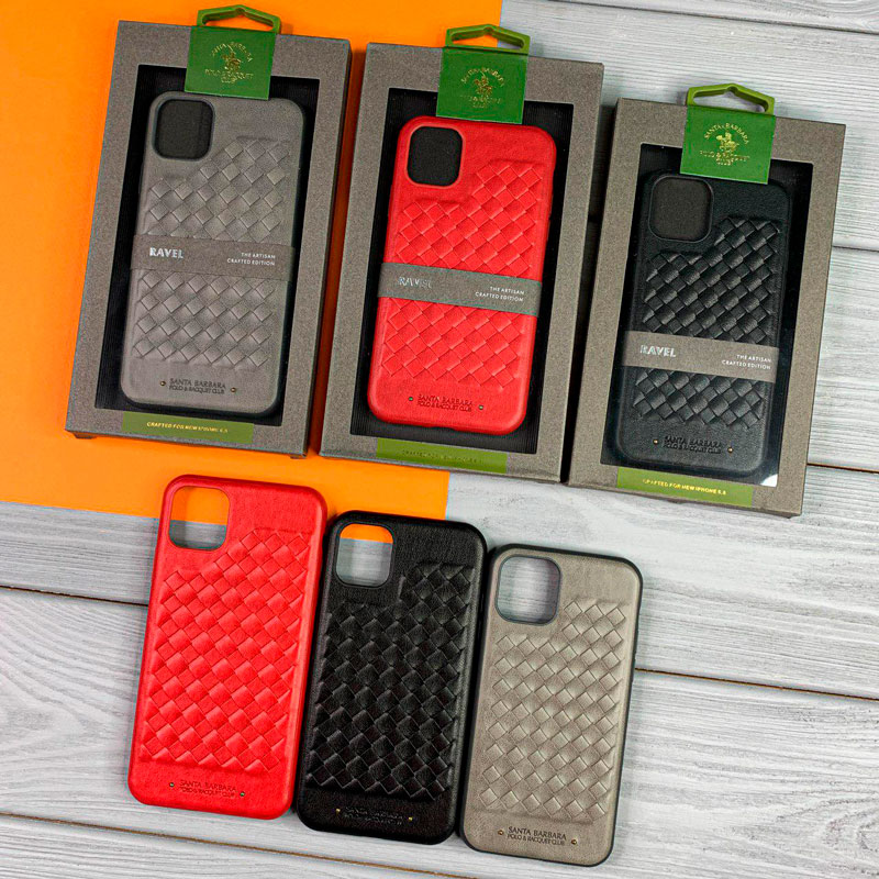 Кожаный чехол для iPhone 11 Pro Santa Barbara Polo Ravel Leather Case фото 3