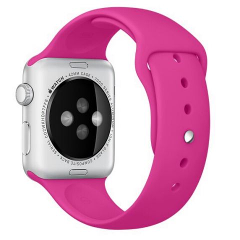 Ремешок для Apple Watch 42/44/45mm Sport Band-Barbie Pink