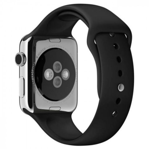 Ремешок для Apple Watch 42/44/45mm Sport Band-Black