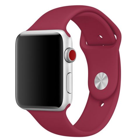 Ремешок для Apple Watch 42/44/45mm Sport Band-Rose Red