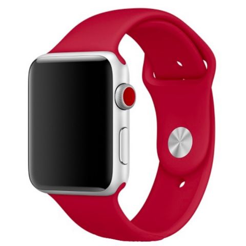 Ремешок для Apple Watch 38/40/41mm Sport Band-Wine Red