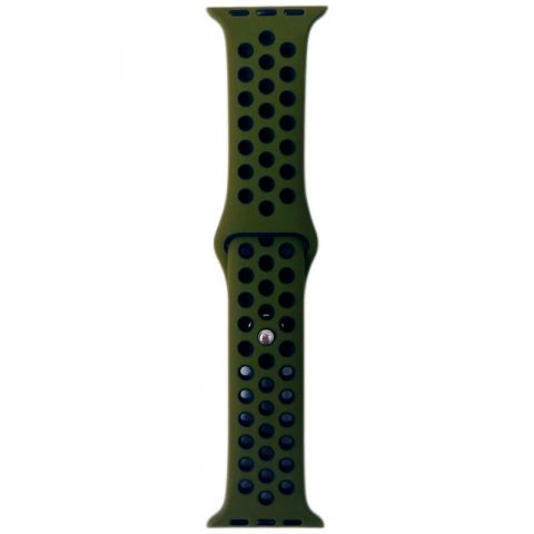 Ремешок для Apple Watch 42/44/45mm Nike Sport Band-Cyprus Green/Black
