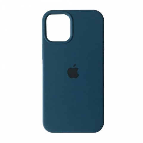 Силиконовый чехол для iPhone 13 Silicone Case Full-Blue Cobalt