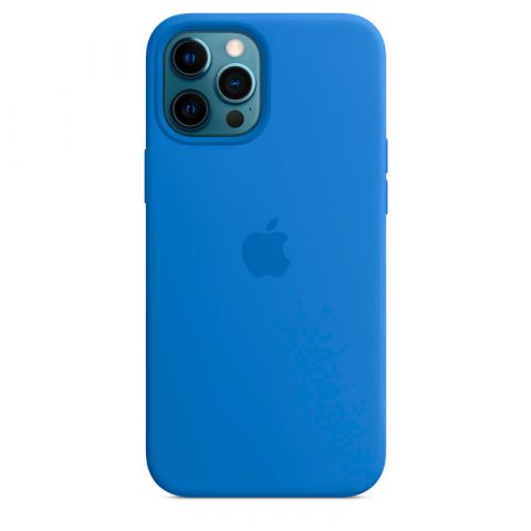 Силиконовый чехол для iPhone 13 Silicone Case Full-Blue New