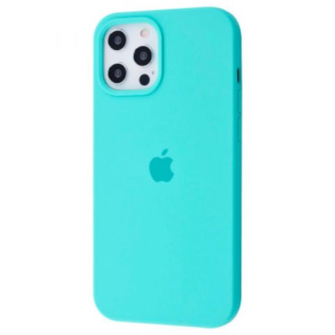 Силиконовый чехол для iPhone 13 Silicone Case Full-Denim Blue