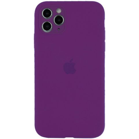 Чехол для iPhone 12 Mini Silicone Case Full Camera Protective (с защитой камеры)-Grape