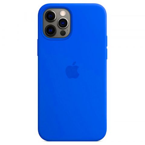 Силиконовый чехол для iPhone 13 Silicone Case Full-New Lake Blue