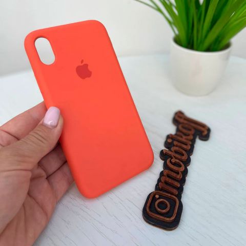 Силиконовый чехол для iPhone 5/5S/SE Silicone Case-Orange