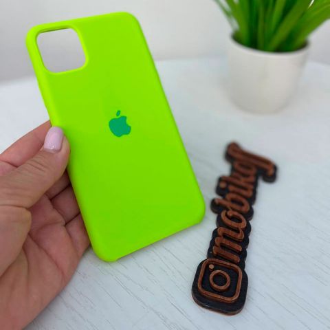 Силиконовый чехол для iPhone 5/5S/SE Silicone Case-Party Green