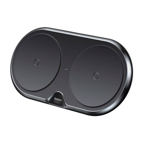Лучшая Беспроводная зарядка Baseus Dual Wireless Charger 10W Black фото